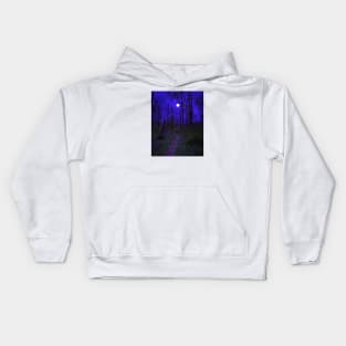 The silence of the forest Kids Hoodie